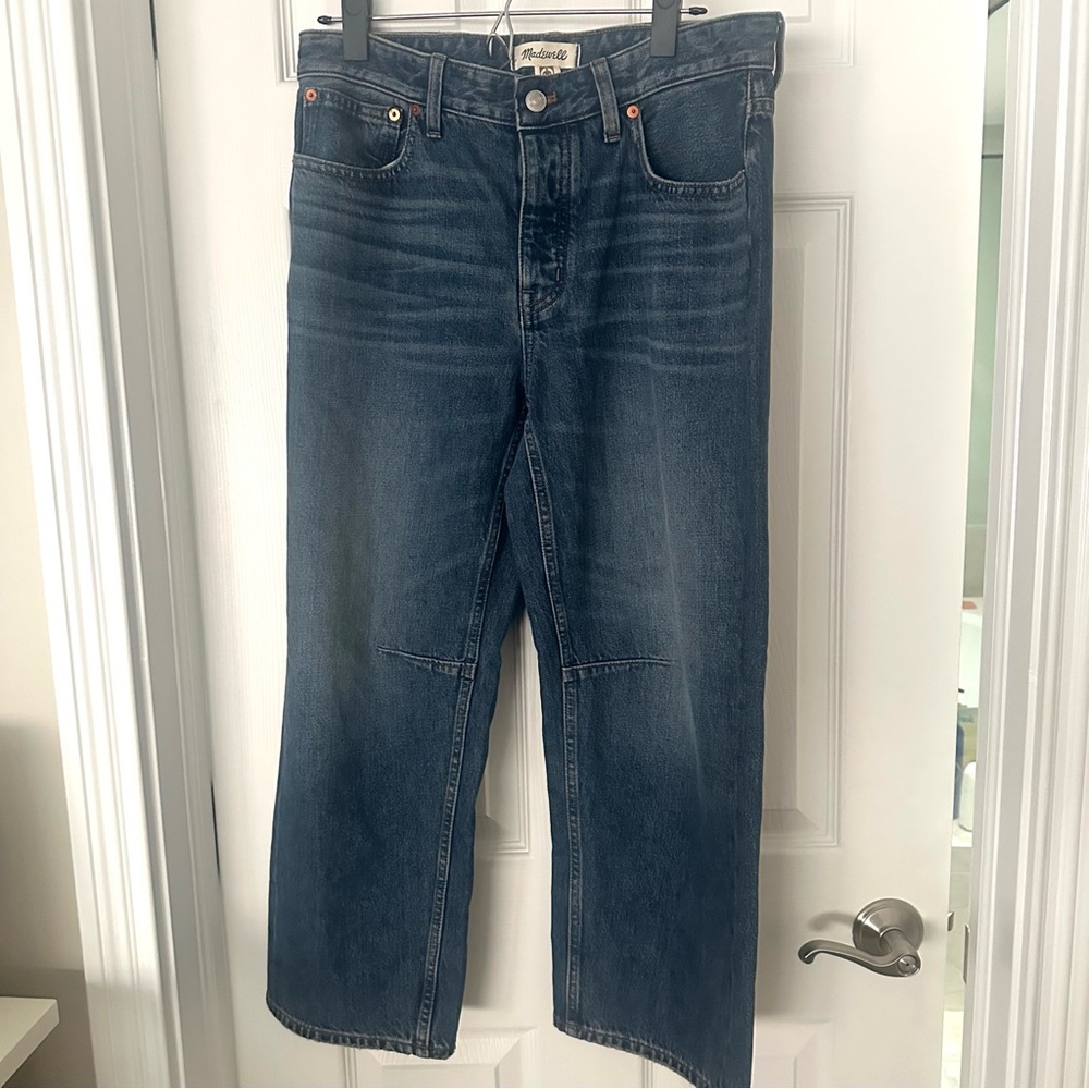 Madewell barrel leg jeans size 27p!